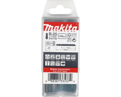 Пилки по дереву MAKITA B-07755 в-25, 100 шт.