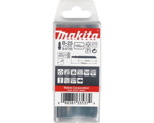Пилки по дереву MAKITA B-07755 в-25, 100 шт. Пилки по дереву MAKITA B-07755 в-25, 100 шт.