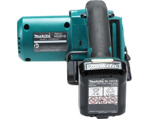 Пила циркулярная аккумуляторная MAKITA HS 301 DWAE [HS301DWAE]