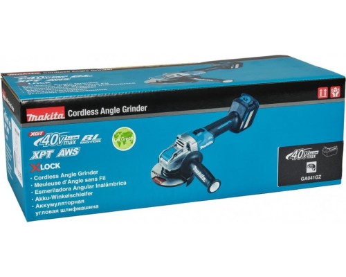 Угловая шлифмашина аккумуляторная MAKITA GA041GZ01 X—Lock