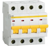 Автоматический выключатель IEK ВА47-29 4Р 25А 4,5кА С MVA20-4-025-C