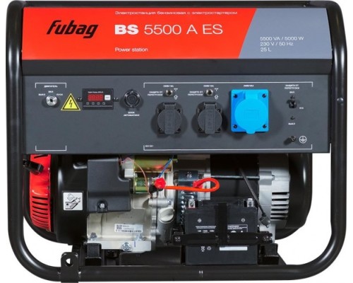 Бензиновый генератор FUBAG BS 5500 А ES с возможностью автоматизации [838796]