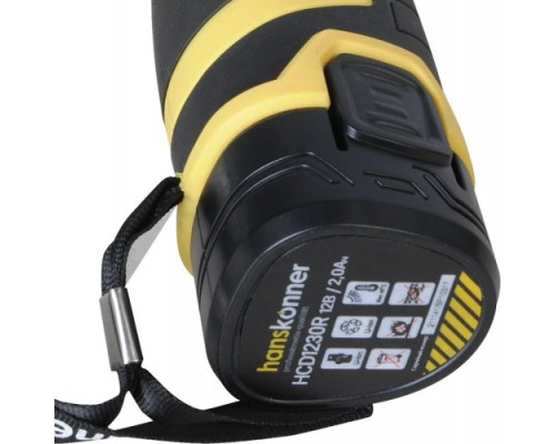 Дрель-шуруповерт аккумуляторная HANSKONNER HCD1230R
