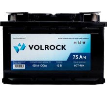 Аккумулятор VOLROCK 6СТ-75N (П.П.) 620А (276х175х190) 4673770940034