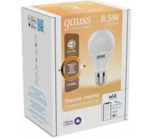 Лампа светодиодная GAUSS Smart home a60 8,5w 806lm 2700к e27 диммируемая led [1050112]