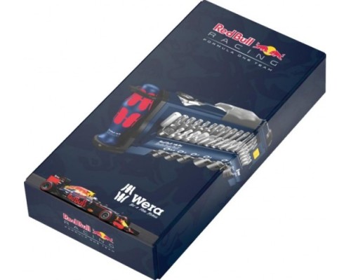 Отвертка с битами WERA Tool-Check PLUS Red Bull Racing 39 предметов WE-227704 [WE-227704]