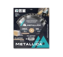 Пильный диск по дереву METALLICA Optima 350x32 мм 36 зубов, Т=3,5 мм продольный [903032]