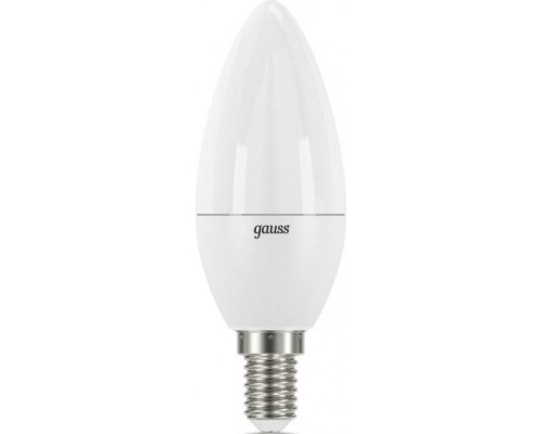 Лампа светодиодная GAUSS Свеча 7w 550lm 6500к e14 шаг. диммирование led [103101307-S]