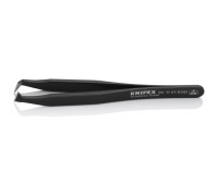 Пинцет KNIPEX KN-921101ESD режущий ESD, 115 мм, гладкие изогнутые губки
