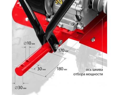 Мотоблок ЗУБР МТУ-350 усиленный