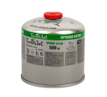 Газовый баллон TurboJet TJ800PB для горелок, резьба 7/16, 500 г., 800 мл