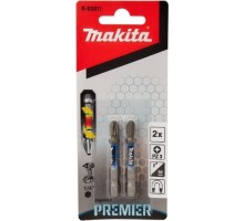 Бита для заворачивания MAKITA E-03311 Impact Premier PZ3, 50 мм, E-form (MZ), 2 шт.