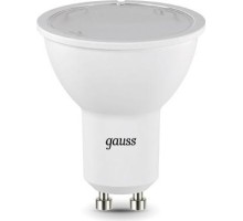 Лампа светодиодная GAUSS MR16 5w 530lm 4100k gu10 диммируемая led [101506205-D]