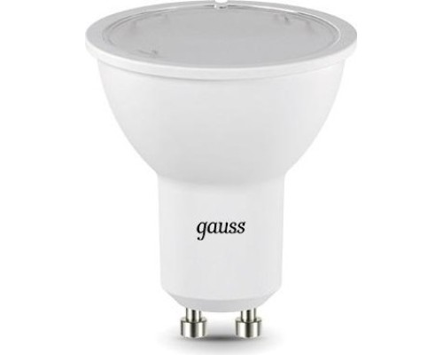 Лампа светодиодная GAUSS MR16 5w 530lm 4100k gu10 диммируемая led [101506205-D]