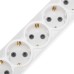 Удлинитель REXANT 13-4123 PREMIUM 6 гнезд, 5м, 3х1,5мм², с/з, 2 USB, белый