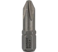 Бита для заворачивания BOSCH Extra Hard 25 мм PH2 3шт 2607001511