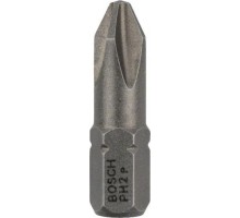 Бита для заворачивания BOSCH Extra Hard 25 мм PH2 100шт 2607001514
