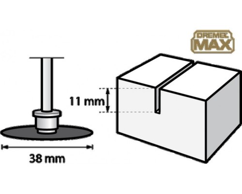 Алмазный отрезной круг DREMEL 38 мм 3,2 мм S545DM 38 мм [2615S545DM]