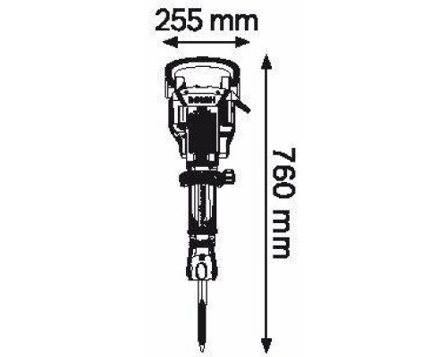 Молот ударный сетевой BOSCH GSH 16-28 [0611335000] Тележка