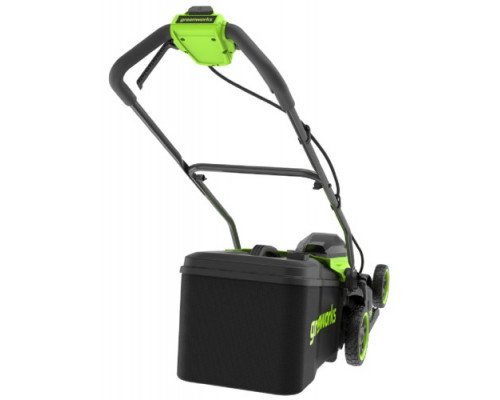 Газонокосилка аккумуляторная GREENWORKS 2520807UB 40V, 36 см, бесщеточная, c 1хАКБ 4 Ач и ЗУ купить с доставкой и официальной гарантией