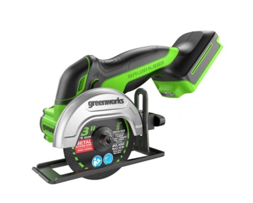 Угловая шлифмашина аккумуляторная GREENWORKS GD24UCS 3 402 007 без АКБ и ЗУ [3402007]
