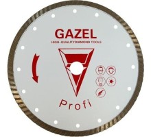 Алмазный диск универсальный СПЛИТСТОУН  gazel turbo 230x2,6x10x22,2  2,5 сухая profi [73097]