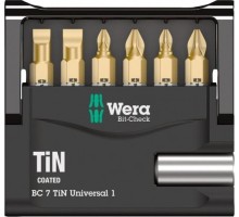 Набор насадок WERA Mini-Check TIN SB, SATZ 6 PCS, WE-073537 [WE-073537]