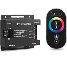Контроллер GAUSS 201 113 288 для rgb 288w 24а с сенсорным пультом управления цв 201113288