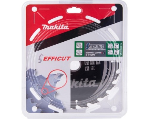 Пильный диск по дереву MAKITA E-01909 efficut 235x30х1.5x24t