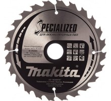 Пильный диск по дереву MAKITA 190x30x1.4x24T (для аккум. инстр.) [B-29206]