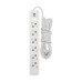 Удлинитель REXANT 13-4123 PREMIUM 6 гнезд, 5м, 3х1,5мм², с/з, 2 USB, белый