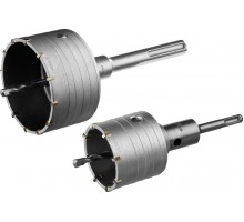 Набор буровых коронок SDS-plus/SDS-MAX ЗУБР ПРОФЕССИОНАЛ с оснасткой, d=68, 100 мм, кейс, 29185-H2-2