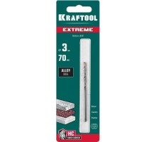 Сверло по бетону KRAFTOOL EXTREME 3х70 мм 3-х гранный хвостовик [29166-070-03]