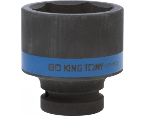 Ударная головка шестигранная с посадкой 1" KING TONY 853560М 60 мм