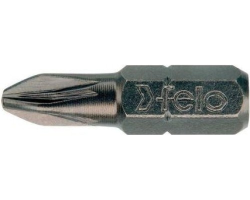 Бита для заворачивания FELO 02102017 крестовая серия industrial pz 2x25, 100 шт