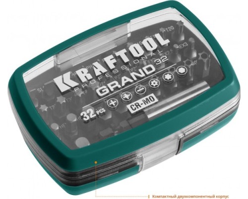 Набор бит KRAFTOOL 26083-H32 cr-mo 32 пред.