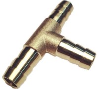 Штуцер-тройник GASFIT цельнометаллический (для шланга 9-12 мм) 7704 [7704]