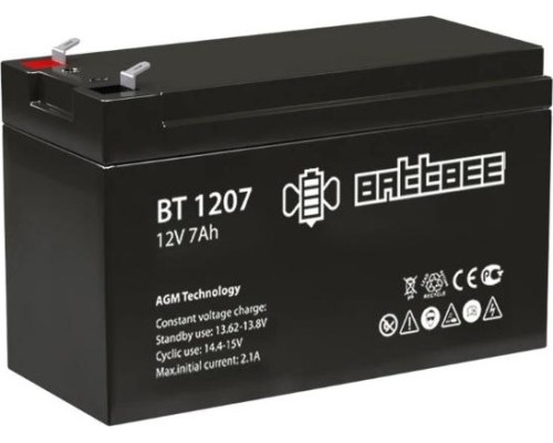 Аккумулятор BATTBEE BT 1207