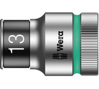 Головка шестигранная для ключа-трещотки Zyklop WERA 13 мм 1/2“ с функцией фиксации 8790 HMC WE-003733 WE-003733