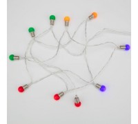 Гирлянда светодиодная Neon-Night Мини-лампочки 10 LED мультиколор 1,5 м прозрачный ПВХ 303-074
