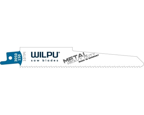 Полотна для сабельных пил WILPU 3050/150 bi от 3мм, дерева с ост.металла 3шт/уп [1551500003]