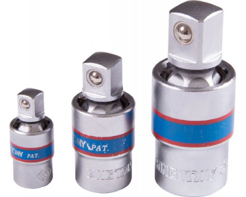 Набор карданов шаровых KING TONY 9113PR 1/4", 3/8", 1/2", 3 предмета