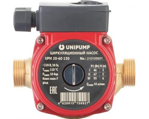 Насос циркуляционный UNIPUMP UPН 20-60 130 [21725]