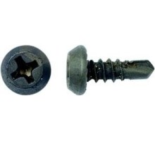 Саморез  3,5 х 11,0 для листового металла со сверлом черный B09113511011007