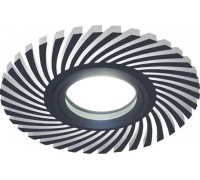 Светильник точечный GAUSS BACKLIGHT кругл./узор. черный, gu5.3, 3w, led 4000k BL132