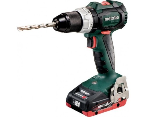 Дрель-шуруповерт аккумуляторная METABO BS 18 LT BL 2x4,0 Ач, бесщеточная [602325800]