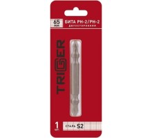 Бита для заворачивания TRIGGER 84983 ПРОФИ PH-2 двухсторонняя 65мм тов-128291