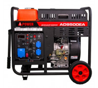 Электростанция дизельная с воздушным охлаждением A-iPOWER AD 9500ТEA открытая 20406