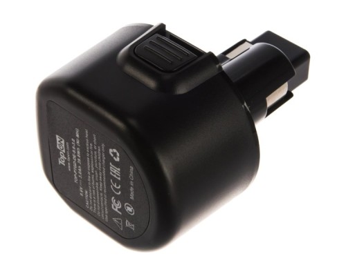 Аккумулятор TopON для DeWalt DE 9.6V, 3.0Ah (Ni-Mh) [TOP-PTGD-DE-9.6-3.0]