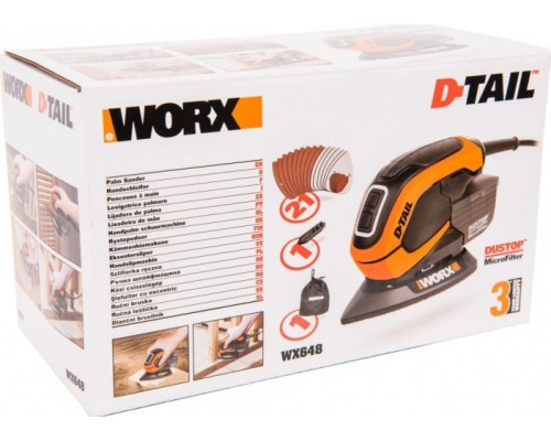 Виброшлифмашина WORX WX648 мультифункциональная